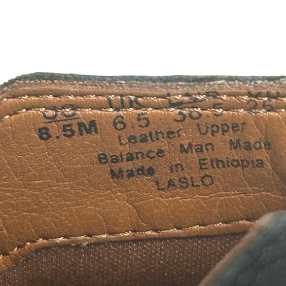 Franco Sarto Womens Black Leather Almond Toe Stacked Heel Slip On Booties 8.5 M - Picture 7 of 8